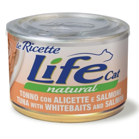 Life Le Ricette Natural Tonno Alicette Salmone 150g Lattina Life Le Ricette Natural Tonno Alicette Salmone 150g Lattina
